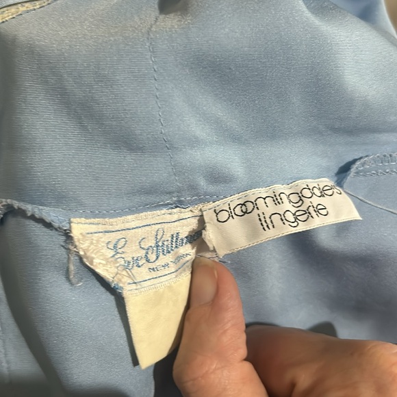 Vintage baby blue Eve Stillman, Bloomingdale lingerie 1970s - Picture 6 of 6